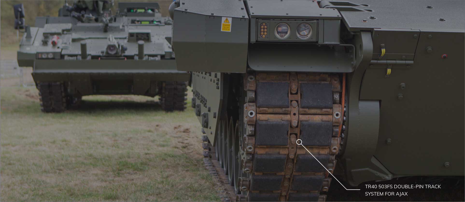 Track systems for armoured vehicles banner image